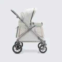 undefined - Coche Plegable para Niños y Mascotas con Ruedas Todo Terreno