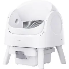 undefined - Arenero Automático para Gatos Petpivot de Tapa Abierta con Sensores Silencioso Color Blanco