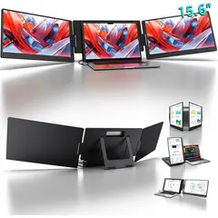 undefined - Extensor De Pantalla Portátil KYY Para Laptop Con Triple Monitor FHD IPS