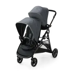 GRACO - Coche Doble Reversible con Plataforma de Pie y Plegado Compacto