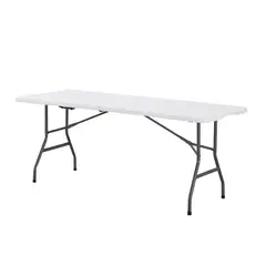 RTA DESIGN - Mesa de Banquetes Plegable 74x154x74 Rta Blanco