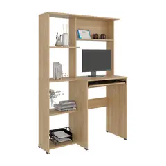 RTA DESIGN - Escritorio con Biblioteca Alden Eco 150x100x40 Rta Madera natural Europeo