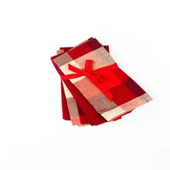URUYEN - Servilleta Navidad x 4 Roja Escoses