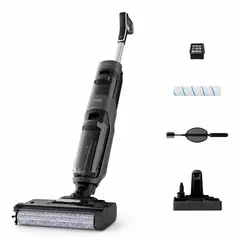 T-FAL - Aspiradora Trapeadora X-clean 4 Inalámbrica Función 2 En 1 para Suelos Duros