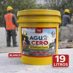 undefined - Impermeabilizante Agua Cero 10 Años Blanco Cuñete