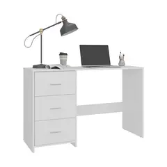 RTA DESIGN - Escritorio 3 Cajones Eco 76x120x42 Rta Blanco