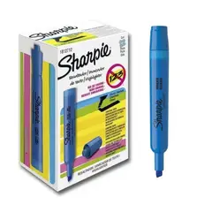 SHARPIE - Resaltador Azul Caja X12 Unds