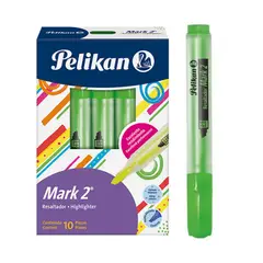 PELIKAN - Resaltador Mark 2 Verde Caja X12 Unds
