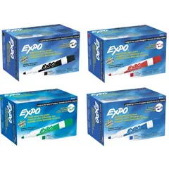 EXPO - Set Caja Marcadores Borrables 4 Colores