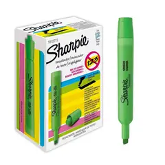 SHARPIE - Resaltador Verde Caja X12 Unds