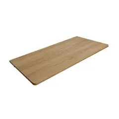 HOMESTYLE - Mesón Plegable 80x40 cm Madera Natural Just Home Collection