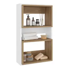 RTA DESIGN - Ahorrador de Espacio Flotante Eco 75x45x18 Rta Blanco Fresno