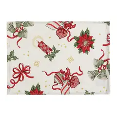 DOHLER - Juego x 4 Individuales de Navidad Celebra 45x35 cm Natal 121