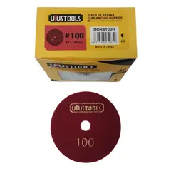 UYUSTOOLS - Disco Diamantado Flexible Húmedo 100 mm #100 x 10 Unidades