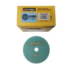 UYUSTOOLS - Disco Diamantado Flexible Húmedo 100mm #400 x 10 Unidades