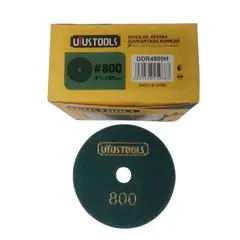 UYUSTOOLS - Disco Diamantado Flexible Húmedo 100 mm # 800 x 10 Unidades