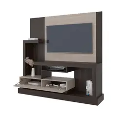 RTA DESIGN - Centro de Entretenimiento Alcaceres 172x180x41 Rta Nogal Bardolino