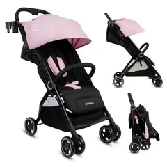 BEBESIT - Coche para Bebe Compacto Tipo Maleta Flex Rosado Autoplegable