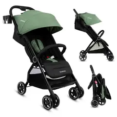 BEBESIT - Coche para Bebe Compacto Tipo Maleta Flex Verde Autoplegable