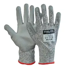 STEELPRO - Guante Multiflex Cut-5 Pu T-s Set x 12
