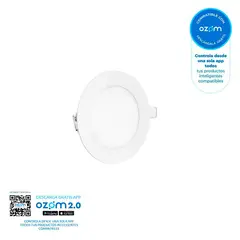 VTA PLUS - Panel LED Inteligente Wifi Multicolor 6w 4.5" Incrustar