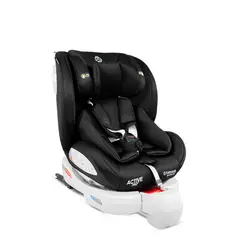 BEBESIT - Silla de Carro para Bebé Negro Premium Active Giro 360 Isofix