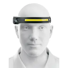 TRUPER - Linterna para Cabeza Minero 350 Lúmenes Sensor Movimiento