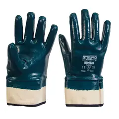 STEELPRO - Guante Nitrilo Puño Seguridad Nitritop Set x 12