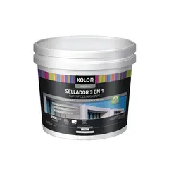 KOLOR - Sellador Exterior 3 en 1 para Superficies Alcalinas 1/4 Galón