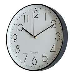 MARRES - Reloj Clasico Metal 30.5x30.5 cm Blanco Tempus