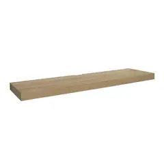 ESPACIOS ARMONICOS - Repisa Flotante Resistente 89.5x24.5x4cm Madera Clara