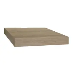 ESPACIOS ARMONICOS - Repisa Flotante Resistente 29.5x24.5x4cm Madera Clara
