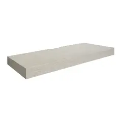 ESPACIOS ARMONICOS - Repisa Flotante Resistente 49.5x24.5x4cm Gris Claro