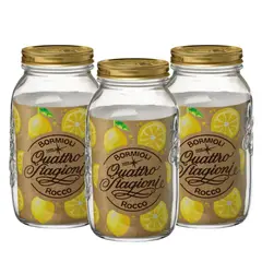 BORMIOLI - Set 3 Recipientes Quattro Stagione 1000ml