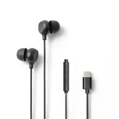 ESENSES - Audífonos Alámbricos In Ear USB-C Eb-600-C Negro