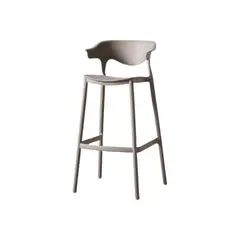 VIRTUAL MUEBLES - Butaco Alto Elena Taupe Diseño Moderno