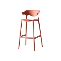 VIRTUAL MUEBLES - Butaco Alto Elena Terracota Diseño Moderno