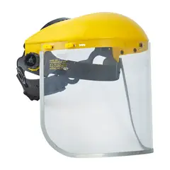 STEELPRO - Careta de Esmerilar Ratchet Visor Con Ribete Completa