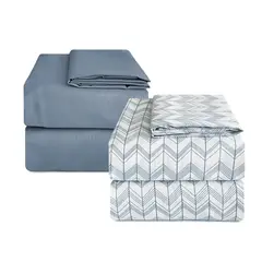 CASA BONITA - Set de 2 Juego Sabana Sencillo Microfibra Estilo Surtido Fuelle 35