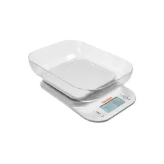 TRUPER - Báscula Electrónica Gramera 5 kg Tazón 14cm Plato ABS