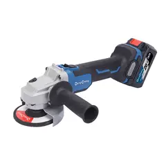 DONG CHENG - Pulidora Angular Inalámbrica 115 mm 20V/4Ah x 2 Batería Type Fk Dongcheng