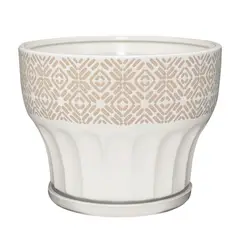 DISTRI ABC - Matera Cerámica Copa Formas 15x13.5 cm Beige