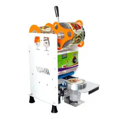 FULLER - Selladora de Vasos Manual Sin Contador Digital + Rollo Frutas