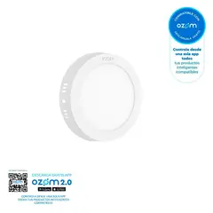 VTA PLUS - Panel LED Inteligente Wifi Multicolor 12w 6.5" Sobreponer