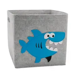 undefined - Caja Cesta Organizar Almacenar Juguetes Plegable En Fieltro