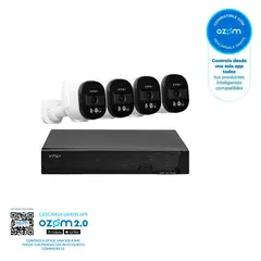 VTA PLUS - Kit Dvr 4 Cámaras Inalámbricas 2k Disco 1tb Nova