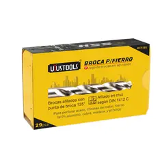 UYUSTOOLS - Broca para Metal 29 Piezas Pulg (1/16-1/2) HSS