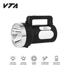 VTA PLUS - Linterna Recargable Alcance 150m Iluminación Lateral