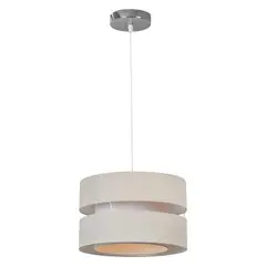 JUST HOME COLLECTION - Lámpara Colgante Antonella 1 Luz E27 Beige