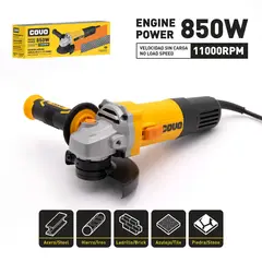 COVO - Pulidora 4 1/2 Pulgadas 850 W